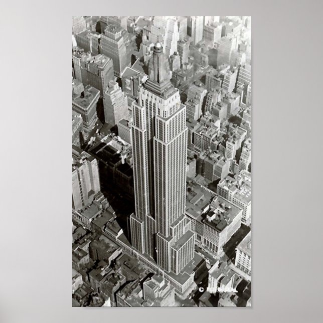Affiches New York City - Empire State Building (Devant)