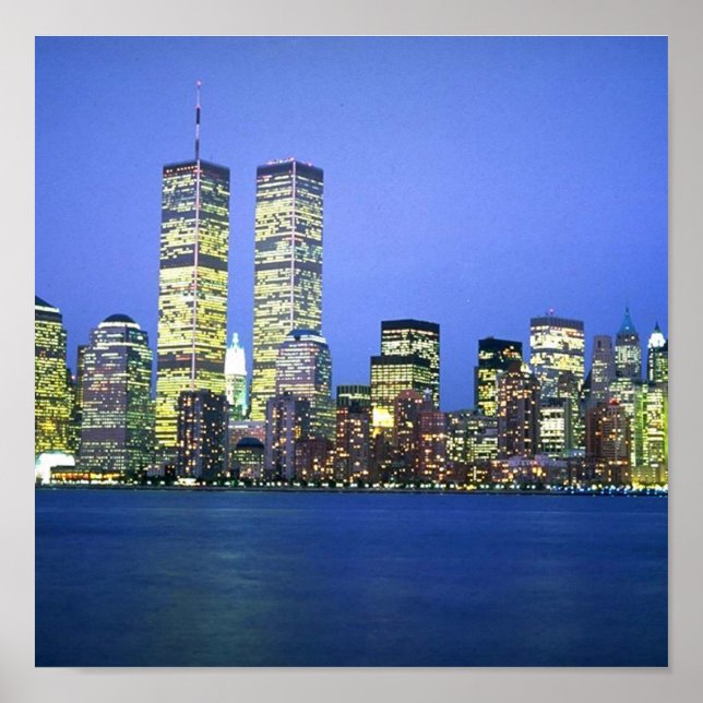 Affiches New York City la nuit (Devant)