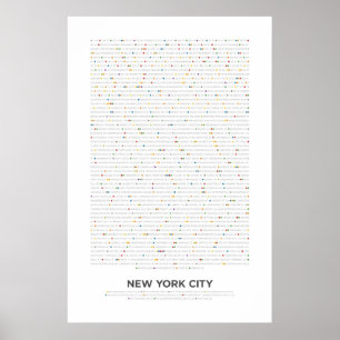 Affiches New York City - MetroDots