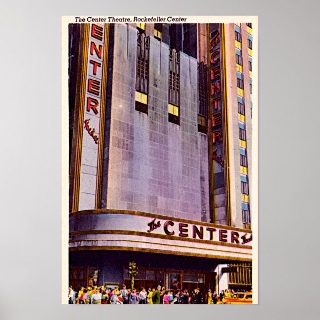 Affiches New York City, New York 30 Radio City 1940 (Devant)
