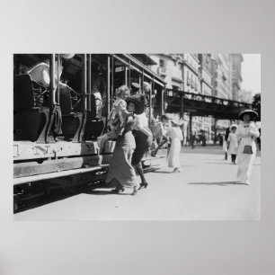 Affiches New York City Streetcar, 1913