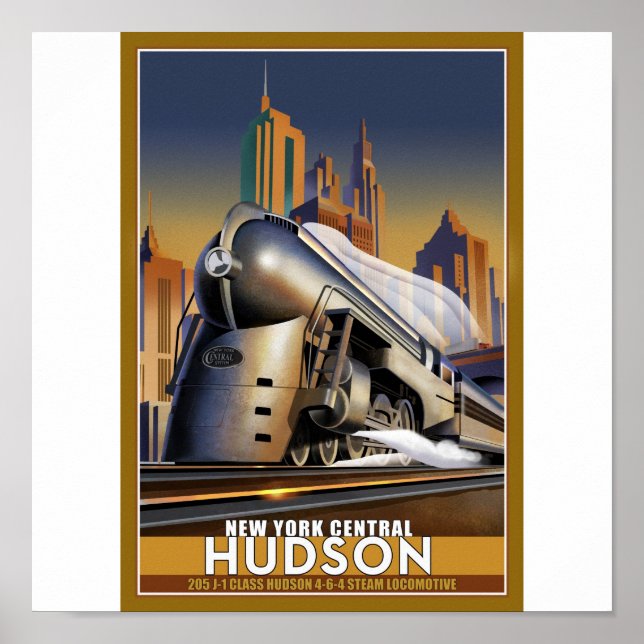 Affiches New York Hudson Loco (Devant)