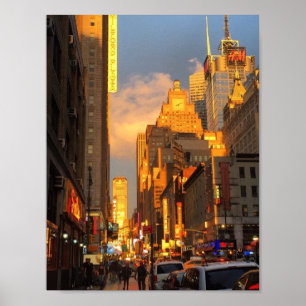 Affiches New York Midtown Broadway Theatre District