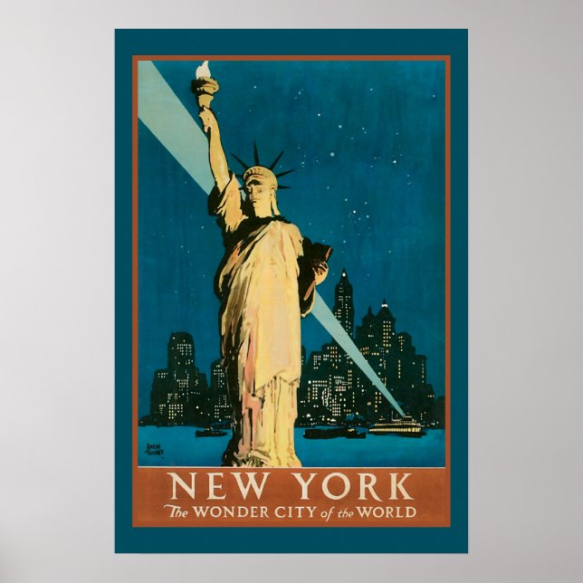 Affiches New York Wonder City of the World (Devant)