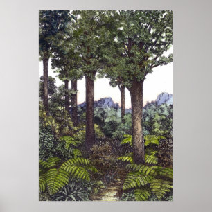 Affiches New Zealand Bush, par Lynda Vugler