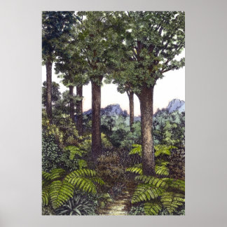 Affiches New Zealand Bush, par Lynda Vugler