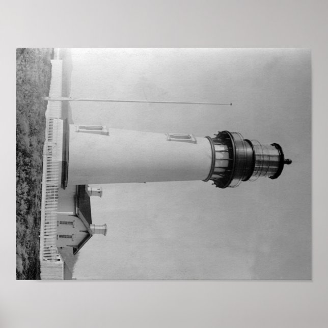 Affiches Newport, Oregon Lighthouse sur Cape Fowlweather (Devant)