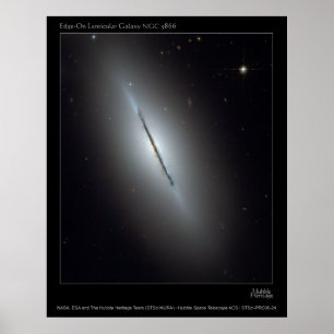 Affiches NGC5866-Edge-OnLenticulaireGalaxy-20