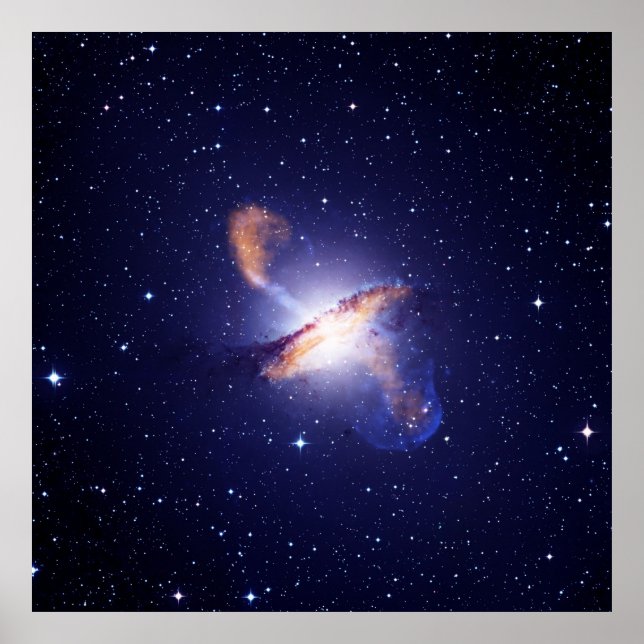 Affiches NGC 5128 Centaurus A Galaxy NASA (Devant)