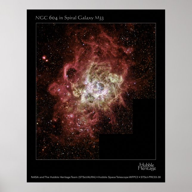 AFFICHES NGC 604 (Devant)