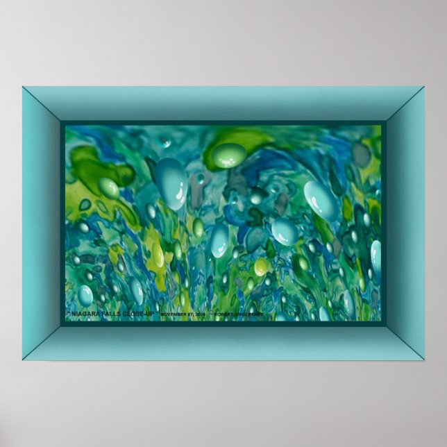 Affiches " NIAGARA FALLS CLOSE UP " par : Robert Singletary (Devant)