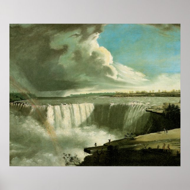 Affiches Niagara Falls From Table Rock par John Vanderlyn (Devant)