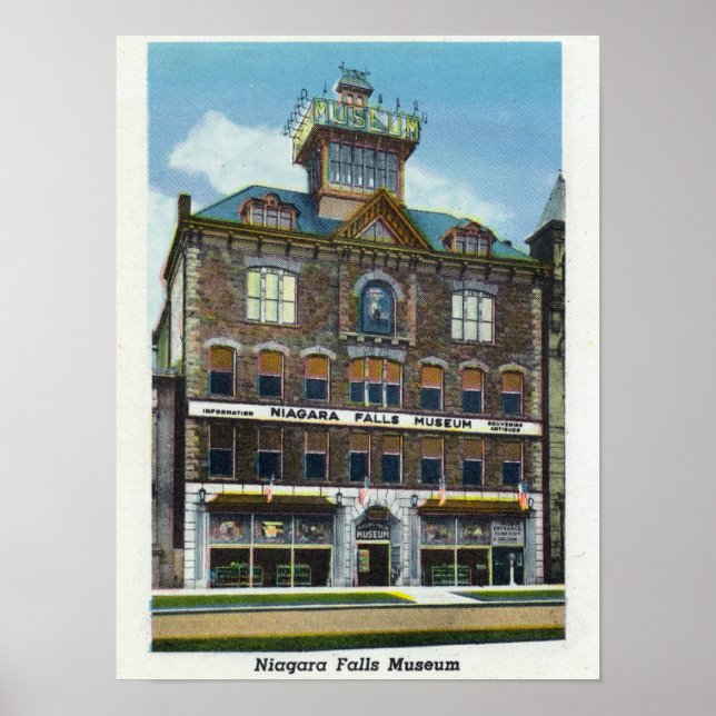 Affiches Niagara Falls Museum, Vue d'une nymphe aquatique (Devant)