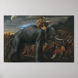 Affiches Nicolas Poussin - Hannibal croisant les Alpes