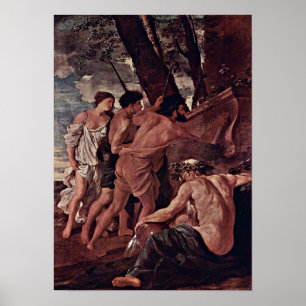Affiches Nicolas Poussin - les bergers de l'Arcadie