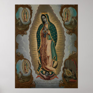 Affiches Nicols Enrquez La Vierge de Guadalupe