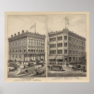 Affiches Niederlander and Citizens Bank, Wichita, Kansas