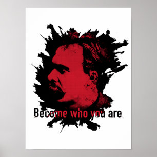 Affiches Nietzsche Print - Devenez Qui Vous Êtes