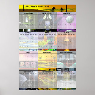 Affiches Nightscape Creations Calendrier 2003 v1