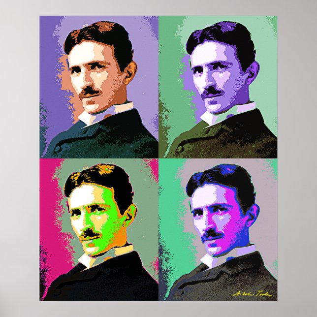 Affiches Nikola Tesla (Devant)