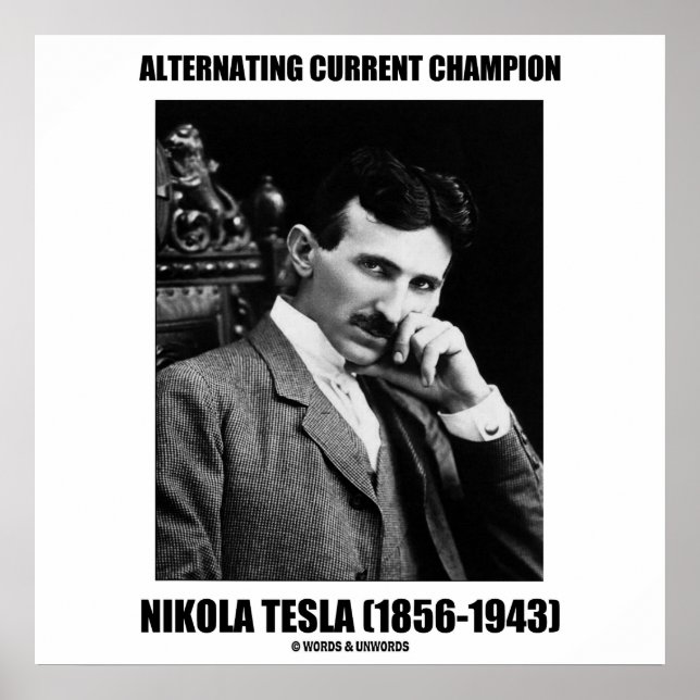 Affiches Nikola Tesla (Devant)
