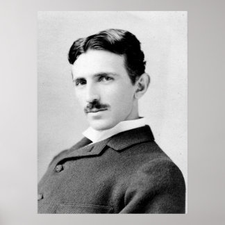 Affiches Nikola Tesla Portrait