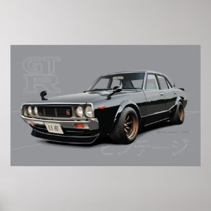 Affiches Nissan Skyline 2000GT-R