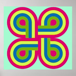 Affiches NO1 les années 70 rétro d'affiche