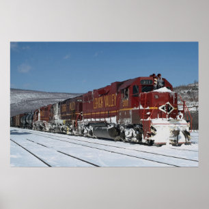 Affiches No. 311 de la vallée EMD de Lehigh mène le fret,