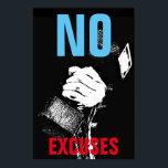 Affiches No Excuses Bodybuilding Fitness Pop Art<br><div class="desc">A dream doesn't become reality through magic; it takes sweat,  determination and hard work - Motivational art posters and prints</div>