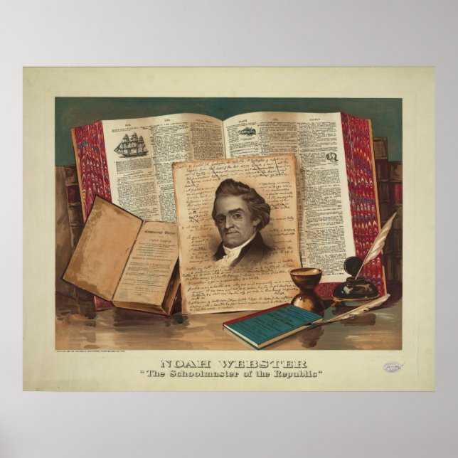Affiches Noah Webster L'Ecole Maître de la République (Devant)