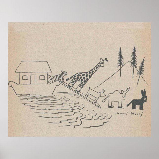 Affiches Noah's Ark Art Print (Devant)