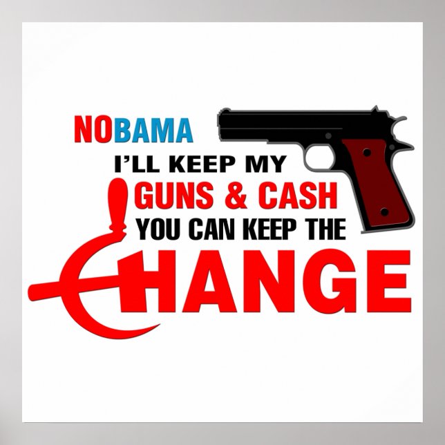 Affiches NOBAMA - Gardez Le Changement ! (Devant)