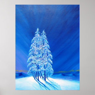 Affiches Noël bleu # 2