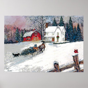 Affiches Noël dans le pays