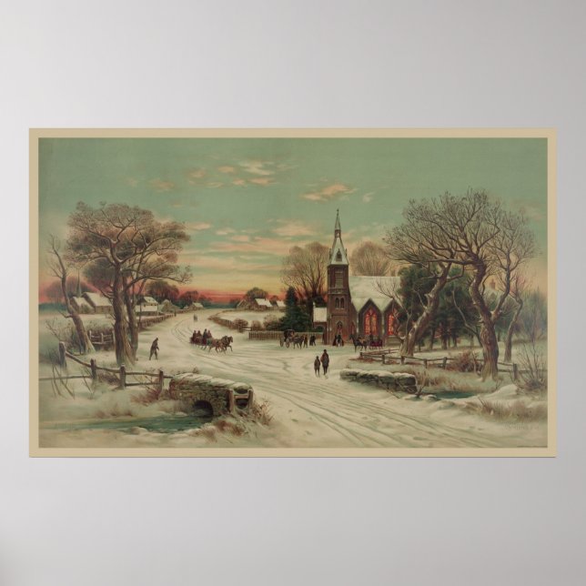 Affiches Noël vintage (Devant)