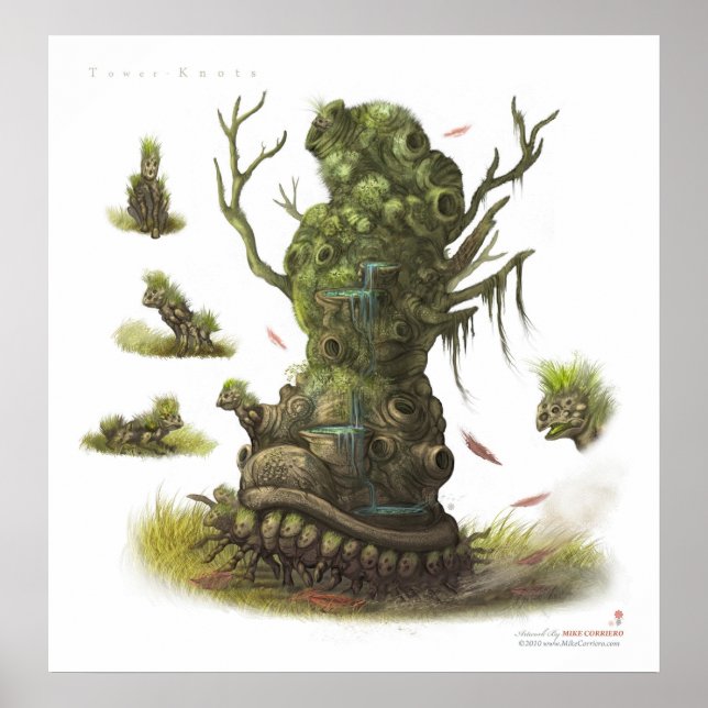 Affiches noeuds tour (Devant)