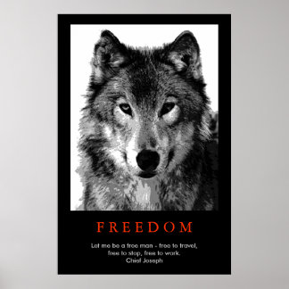 Affiches Noir blanc Unique Motivational Wolf Eyes Imprimer