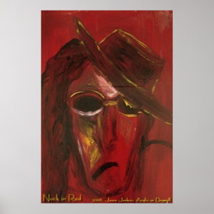 AFFICHES NOIR EN ROUGE