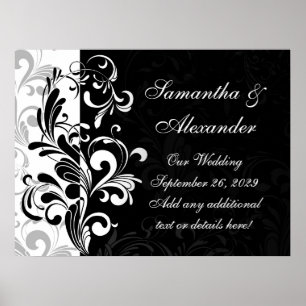 Affiches Noir et blanc contemporain