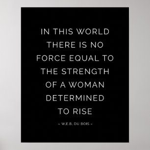 Affiches Noir inspiré d'affiches de citation de femme de