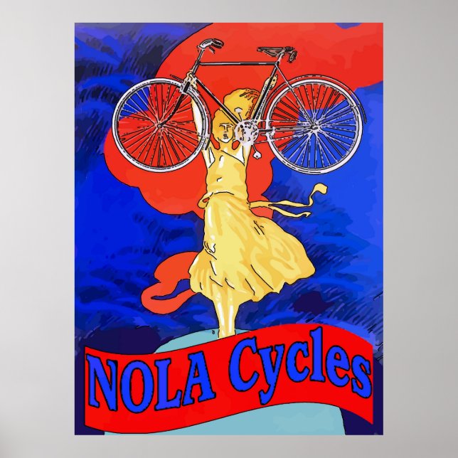 Affiches NOLA Cycles deux (Devant)