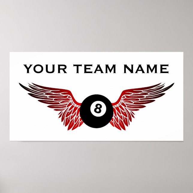 Affiches nom de l'équipe de bowling (Devant)