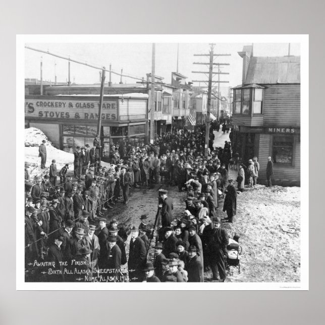 Affiches Nome, Alaska Sweepstakes 1913 (Devant)