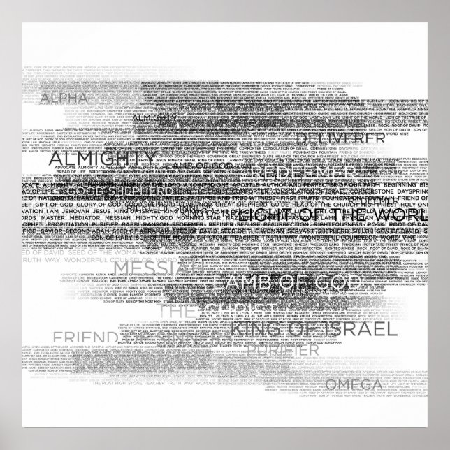 Affiches Noms de Dieu (Devant)