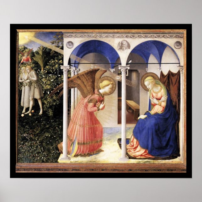 Affiches NONCIATION de Fra Beato Angelico (Devant)