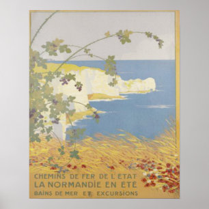 Affiches Normandie Beach France