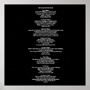 Affiches Normes de bande de marquage