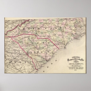 Affiches North and South Carolina 4