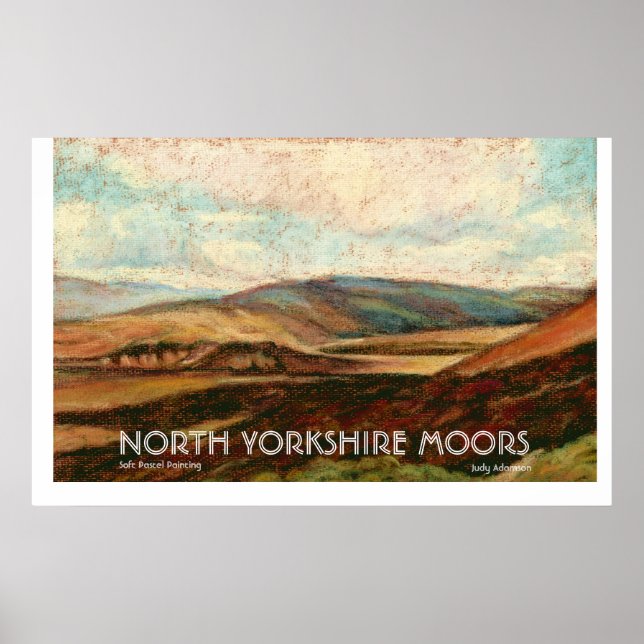 Affiches North Yorkshire Moors Imprimer/Poster.. (Devant)